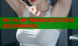 糖心vlog僵尸揭秘精彩创作技巧助你轻松玩转视频内容