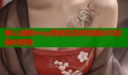 糖心视频vlog黄版高清体验精彩内容随时观看