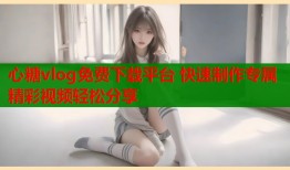 心糖vlog免费下载平台 快速制作专属精彩视频轻松分享