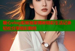 糖心vlog蛇姬独家揭秘精彩生活记录轻松分享精彩瞬间
