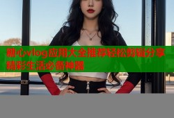糖心vlog应用大全推荐轻松剪辑分享精彩生活必备神器