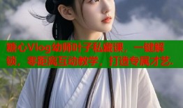 糖心Vlog幼师叶子私藏课，一键解锁，零距离互动教学，打造专属才艺.