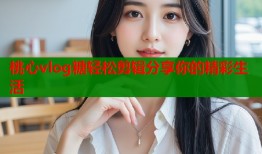 桃心vlog糖轻松剪辑分享你的精彩生活