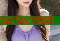 糖心Vlog榨汁姬：你的专属私密影像，一键制作，无限精彩，引爆视觉狂潮