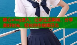 糖心vlog进入，记录生活瞬间，分享美好时光，轻松创作视频日志