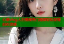 心糖vlog人行揭秘热门视频轻松发现创作灵感