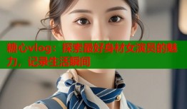 糖心vlog：探索最好身材女演员的魅力，记录生活瞬间