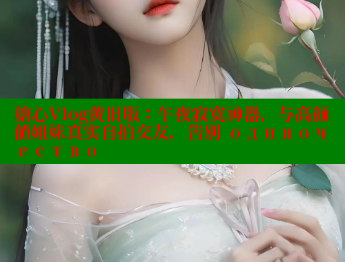糖心Vlog黄旧版：午夜寂寞神器，与高颜值姐妹真实自拍交友，告别 одиночество