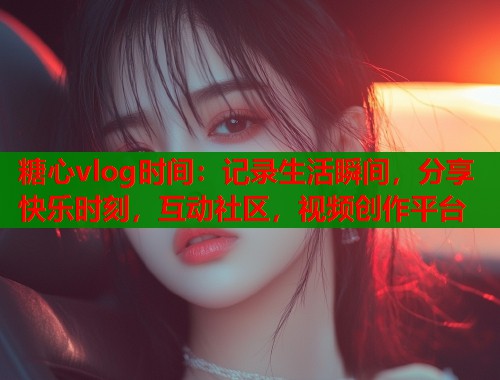 糖心vlog时间：记录生活瞬间，分享快乐时刻，互动社区，视频创作平台