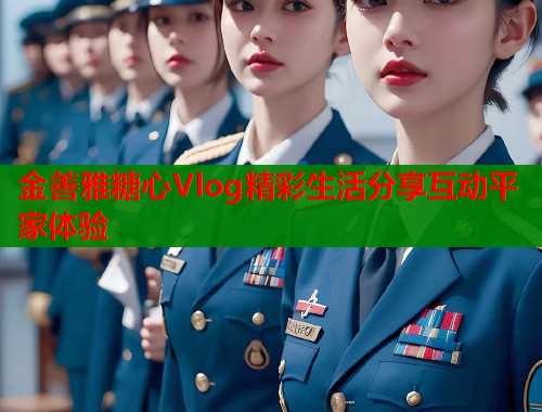 金善雅糖心Vlog精彩生活分享互动平家体验