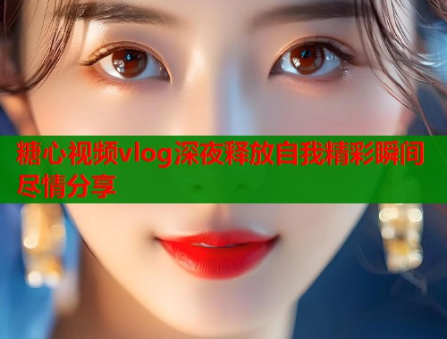 糖心视频vlog深夜释放自我精彩瞬间尽情分享