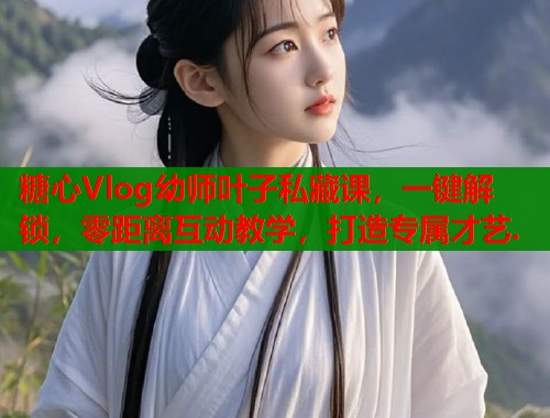 糖心Vlog幼师叶子私藏课，一键解锁，零距离互动教学，打造专属才艺.